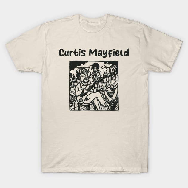 curtis ll reggae jaming T-Shirt by hex pixel